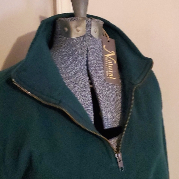 Naturals botanical Garden green fleece small NWT - Picture 2 of 3